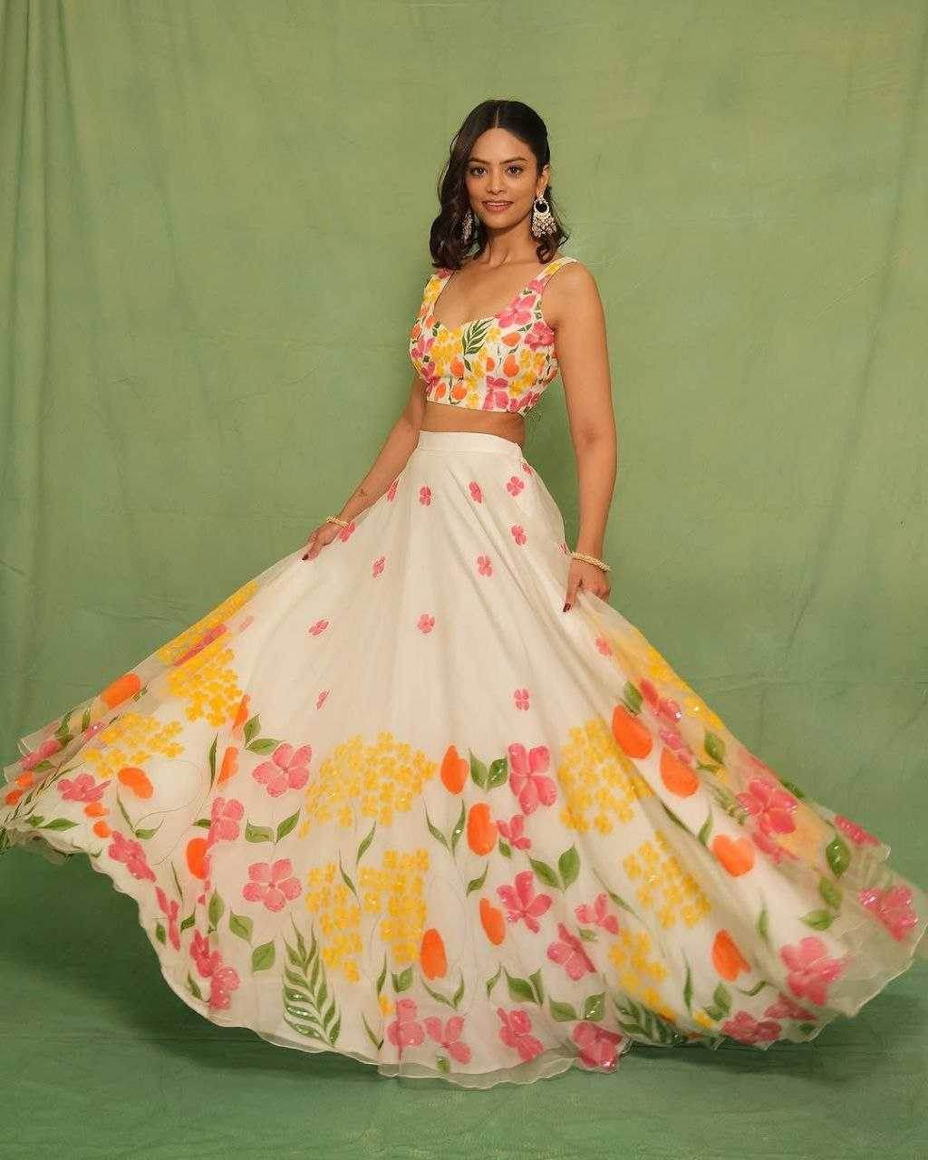 Silk Designer Wedding Embroidered Lehenga - MYLUXURY LANE ENTERPRISE